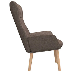 Acheter Maison Chic Chaise de relaxation | Fauteuil relax Taupe Tissu -GKD27804