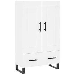 Maison Chic Buffet,Meuble de Rangement,commode pour salon,Cuisine blanc 69,5x31x115 cm bois d'ingénierie -MN79886