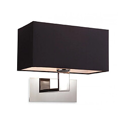 Luminaire Center Applique Prince, acier, avec abat-jour noir Coloris : Noir Matèriau : Acier inoxydableHauteur en Cm : 24Largeur en Cm : 27.5Profondeur en Cm : 17Nombre d'ampoules : 1Type d'ampoules : E27Puissance : 40W