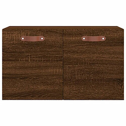 Acheter vidaXL Armoire murale Chêne marron 60x36,5x35 cm Bois d'ingénierie