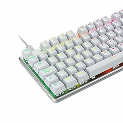 Clavier pour jeu Newskill Serike V2 Espagnol Qwerty Blanc