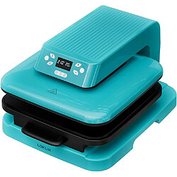 Avis LOKLiK Auto Heat Press Bleu Presse Chauffante Compacte Thermocollante Impression Textile