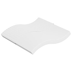 vidaXL Matelas en mousse moyennement doux 180x200 cm 