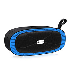 Wewoo Enceinte Bluetooth NR4022 Haut-parleur stéréo portable avec barre de son surround microphonecarte Micro SD de soutien FM bleu 