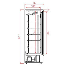 Vitrine à Boisson Libre Service - 1000 L - Combisteel