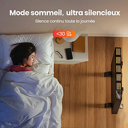 Avis EMKE Radiateur électrique fixe 1000W avec écran LCD, minuterie hebdomadaire, application de la télécommande, Radiateur sur pied ou mural anthracite