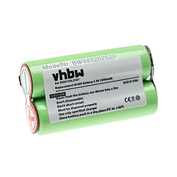 vhbw Batterie compatible avec Panasonic ER150, ER151, ER152, ER153, ER154, ER155 rasoir tondeuse électrique (2500mAh, 2,4V, NiMH)