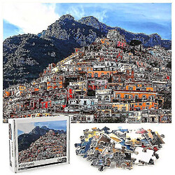 Universal Positano Puzzle de puzzle, 1000 PCS Puzzle de décompression éducative, mur 