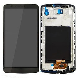 Wewoo Pour LG G3 / D850 noir / D851 / D855 / VS985 pièce détachée LCD Affichage + Écran Tactile Digitizer Assemblée avec Cadre de Remplacement