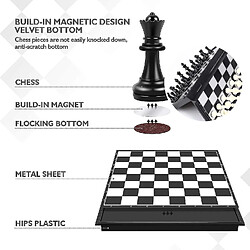 Avis Universal Ensemble d'échecs magnétique, planche de pliage pour les enfants de 6 ans