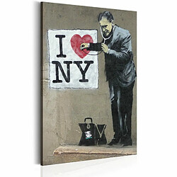 Paris Prix Tableau Imprimé I Love New York - Banksy 60 x 90 cm 