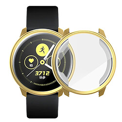 Wewoo Boîtier de montre Étui de protection TPU pour Samsung Active Watch à couverture totale or 