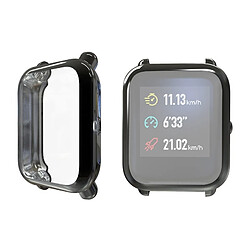 Wewoo Boîtier de montre Housse de protection en TPU pour Xiaomi Huami Amazfit Bip Lite version 20 mm noire 