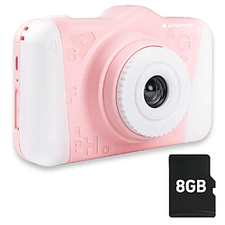 AGFA PHOTO Realikids Cam 2 - Appareil Photo Numérique pour Enfant (Photo, Vidéo, Écran LCD 3.5'', Filtres photos, Mode Selfie, Batterie Lithium) - Rose