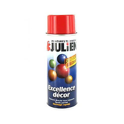 Peinture aérosol Julien rouge feu 400ml Ral 3000