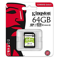 Avis Carte Mémoire SD Kingston SDS2 100 MB/s exFAT