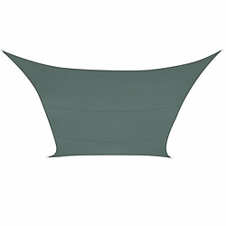 Perel Voile solaire - carré - 3,6 x 3,6m - couleur : gris vert 