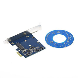 Universal PCI-e PCIE TO MSATA SSD + SATA3.0 Adaptateur Extender PCI-e Tosataiii Carte