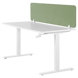 Beliani Séparateur de bureau vert 160 x 40 cm WALLY pas cher