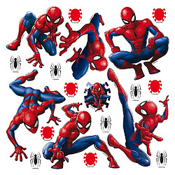 AG ART Minis Stickers Marvel 7 Spiderman et décorations - 1 planche de 30 CM x 30 CM