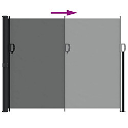 Acheter vidaXL Auvent latéral rétractable anthracite 160x500 cm