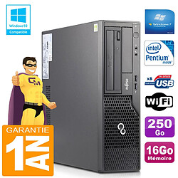 PC Fujitsu Esprimo E500 E85+ SFF Intel G640 RAM 16Go Disque 250 Go Wifi W7 · Occasion 