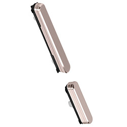 Avizar Clappio Bouton Power et Volume pour Samsung Galaxy S22 et S22 Plus Rose Champagne