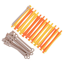 72 Pièces/ensemble Perm Tige à Friser Bigoudis Rouleaux 16mm Pas De Chaleur Perming Cheveux Outils