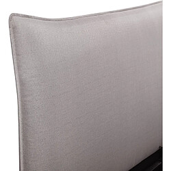 palozi home Lit coffre double Megeve 140 x 200 cm - Gris pas cher