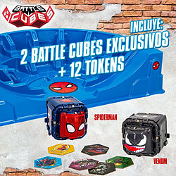 Stade des batailles Spiderman Battle Cubes 42,5 x 9 x 28 cm 15 Pièces (4 Unités) pas cher