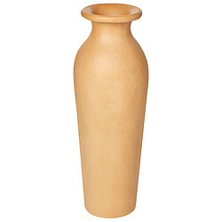 Beliani Terre cuite Vase décoratif 60 cm Orange MUAR