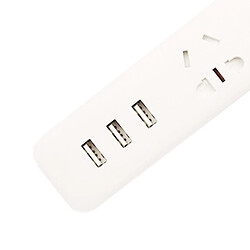 Wewoo Multiprise blanc pour Xiaomi Mi bande de puissance carte de patch USB3.0 2A vitesse chargeur Mini de circuit imprimé Convertisseur, longueur de câble: 1,8 M pas cher