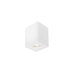 NOVA LUCE Plafonnier RENDE Sable Blanc GU10 10 W H12,5