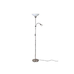 Brilliant (Lighting) Lampadaire avec liseuse DARLINGTON 1x60W E27 ACIER