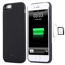 Wewoo Pour iPhone 6 3 en noir 1 double carte SIM + 1800mAh Power Bank + boîtier externe de sauvegarde ultra mince