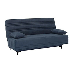 Avis Banquette clic clac 3 places - tissu bleu - Style contemporain - L199 x P96 x 10