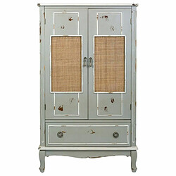 Armoire Alexandra House Living Gris Rotin Bois d'épicéa Bois MDF 42 x 138 x 80 cm