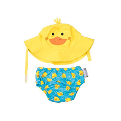 Zoocchini Maillot et Chapeau Canard (3-6M) 