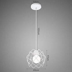 Stoex Suspensions Luminaires Industrielle Métal Edison E27 Abat-Jour Décoration Éclair pas cher