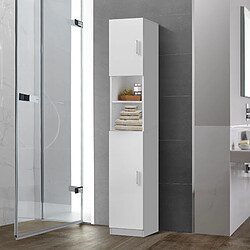 Acheter Ensemble de meubles de salle de bains 3-picces de style moderne blanc en bois ML-design