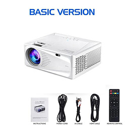 Universal Nouveau C600 LED 3200 Lumens Projecteur 4K 1080P Full HD HDMI WiFi LCD Home Théâtre Movie Beamer Android Proyector | Projecteurs LCD