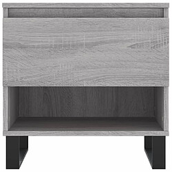 Acheter vidaXL Table basse sonoma gris 50x46x50 cm bois d'ingénierie