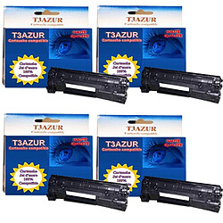 T3Azur 4 Toner Laser générique HP CE285A CB435A CB436A