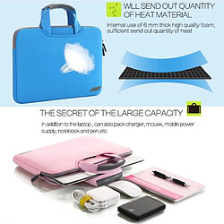 Acheter Wewoo Sacoche pour ordinateur portable Magenta MacBook Air / Pro, Lenovo et autres ordinateurs portables, Taille: 38x27.5x3.5cm 15,4 pouces sac à main perméable à l'air