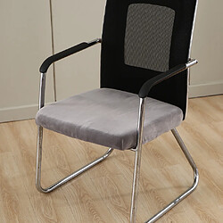 Avis Housse Velours Stretch Housse De Protection De Siège De Chaise De Bureau Gris