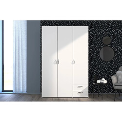 But Armoire DAILY 3 portes 2 tiroirs Blanc