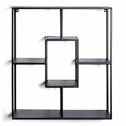 Paris Prix Étagère Murale Design Tybia 70cm Noir