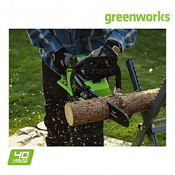 Tronçonneuse Brushless GREENWORKS 40V - 40 cm - Sans batterie ni chargeur - GD40CS18