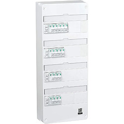 Schneider Electric Tableau de protection électrique câblé - Compatible T5 et plus - Schneider