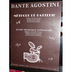 Méthode de batterie Agostini - Vol.3 Etude technique supérieure 